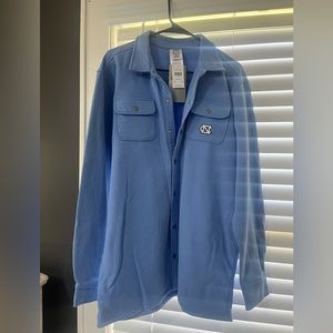 ProEdge UNC Tarheels Button Up Sweatshirt Jacket